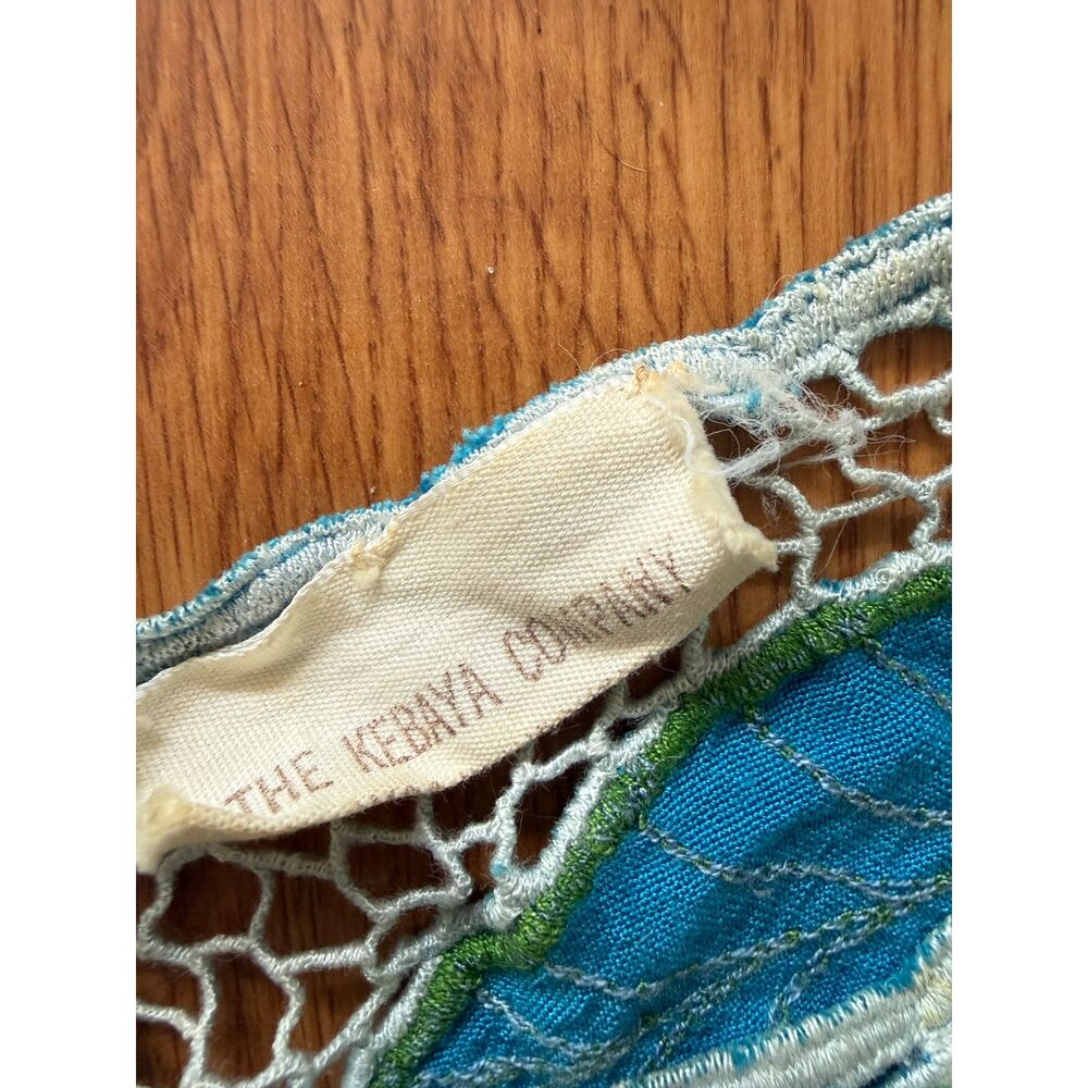 Cropped Crochet Swim Hibiscus Top From The 80's - Picture 5 of 6